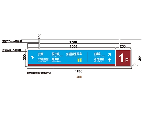 常州过道导视牌