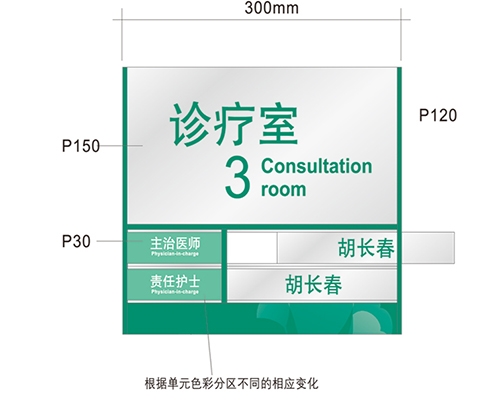 常州科室标识牌供选方案A